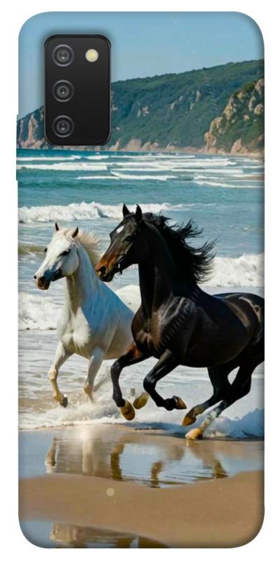 Чехол itsPrint Beach Horses для Samsung Galaxy A03s, животные, купить оптом с доставкой