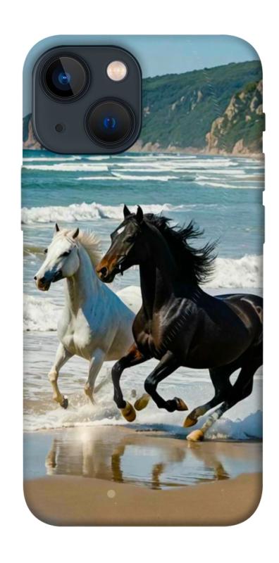 Чехол itsPrint Beach Horses для Apple iPhone 13 mini (5.4"), животные, купить оптом с доставкой