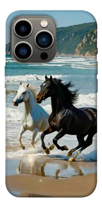 Чехол itsPrint Beach Horses для Apple iPhone 13 Pro (6.1"), животные, купить оптом с доставкой