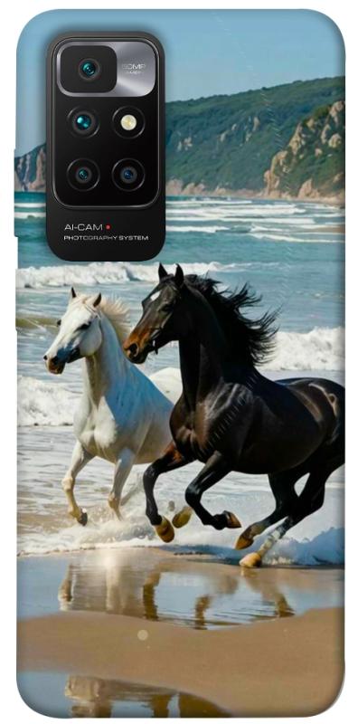 Чехол itsPrint Beach Horses для Xiaomi Redmi 10, животные, купить оптом с доставкой