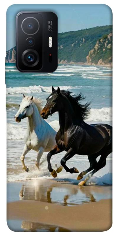 Чехол itsPrint Beach Horses для Xiaomi 11T / 11T Pro, животные, купить оптом с доставкой