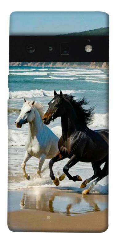 Чохол itsPrint Beach Horses для Google Pixel 6 Pro, тварини, купити оптом з доставкою