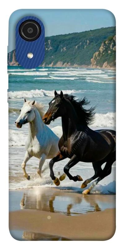 Чехол itsPrint Beach Horses для Samsung Galaxy A03 Core, животные, купить оптом с доставкой