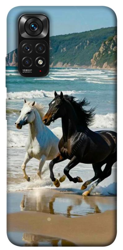 Чехол itsPrint Beach Horses для Xiaomi Redmi Note 11 (Global) / Note 11S, животные, купить оптом с доставкой
