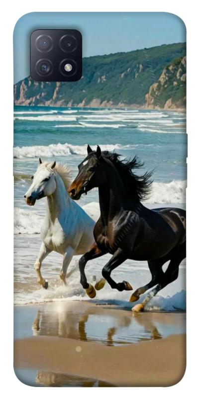 Чехол itsPrint Beach Horses для Oppo A72 5G / A73 5G, животные, купить оптом с доставкой