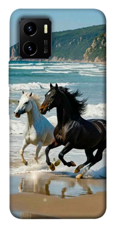 Чехол itsPrint Beach Horses для Vivo Y15s, животные, купить оптом с доставкой