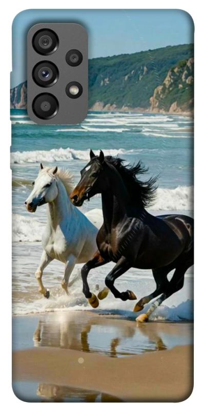 Чехол itsPrint Beach Horses для Samsung Galaxy A73 5G, животные, купить оптом с доставкой