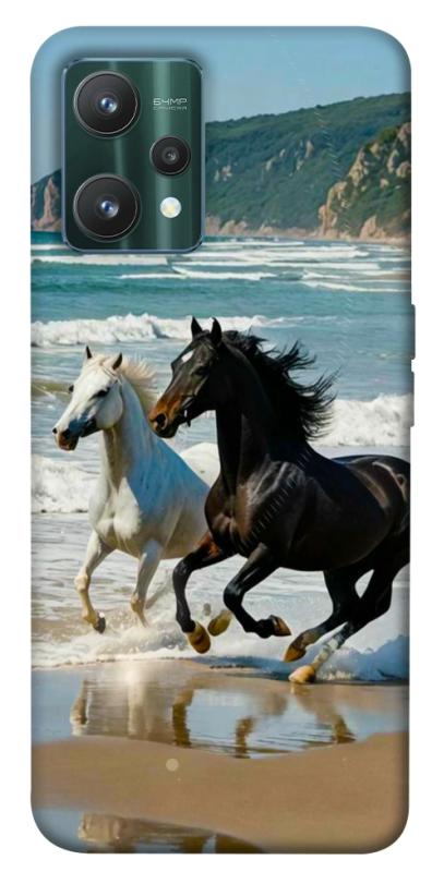 Чехол itsPrint Beach Horses для Realme 9 Pro, животные, купить оптом с доставкой