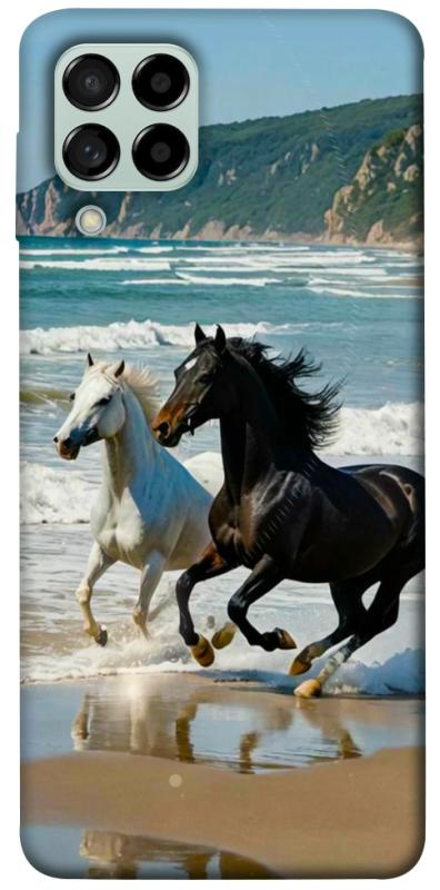 Чехол itsPrint Beach Horses для Samsung Galaxy M53 5G, животные, купить оптом с доставкой