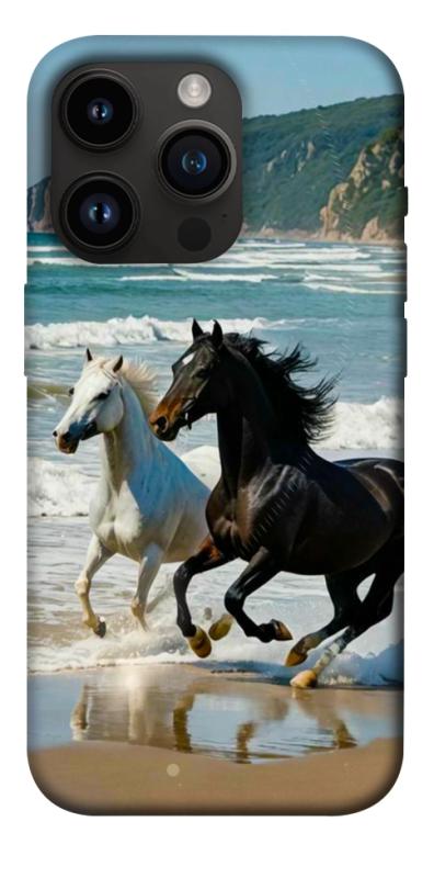 Чехол itsPrint Beach Horses для Apple iPhone 14 Pro (6.1"), животные, купить оптом с доставкой