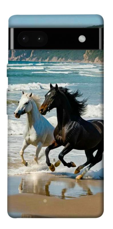 Чехол itsPrint Beach Horses для Google Pixel 6a, животные, купить оптом с доставкой