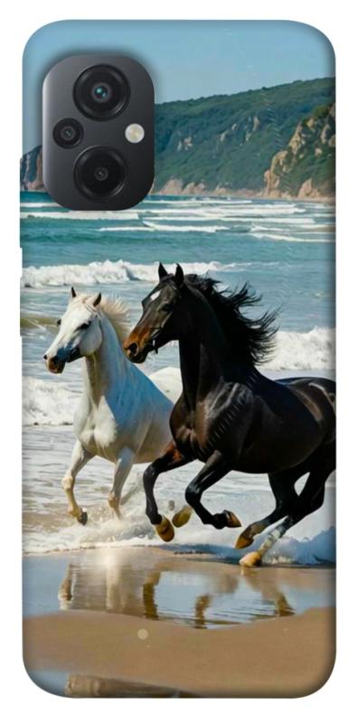 Чехол itsPrint Beach Horses для Xiaomi Poco M5, животные, купить оптом с доставкой