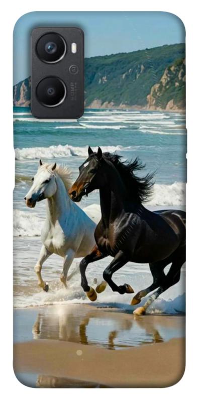 Чехол itsPrint Beach Horses для Oppo A96, животные, купить оптом с доставкой