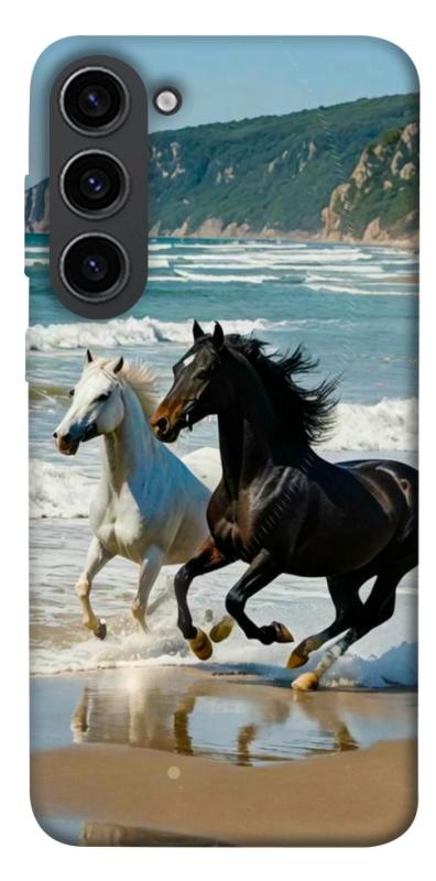Чехол itsPrint Beach Horses для Samsung Galaxy S23, животные, купить оптом с доставкой