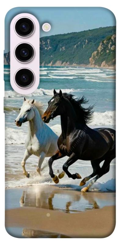 Чехол itsPrint Beach Horses для Samsung Galaxy S23+, животные, купить оптом с доставкой