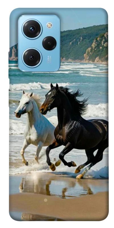 Чехол itsPrint Beach Horses для Xiaomi Poco X5 Pro 5G, животные, купить оптом с доставкой