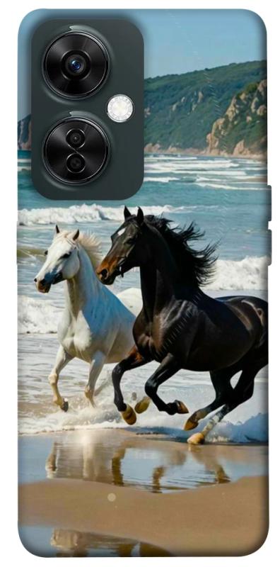 Чехол itsPrint Beach Horses для OnePlus Nord CE 3 Lite, животные, купить оптом с доставкой