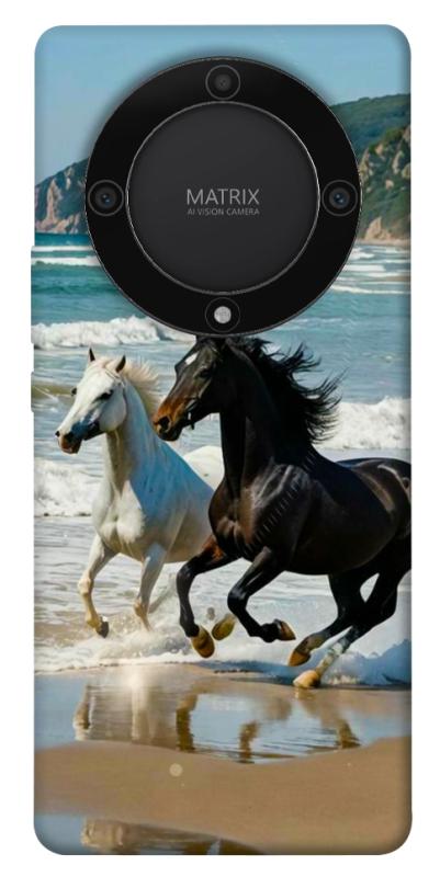 Чехол itsPrint Beach Horses для Huawei Magic5 Lite, животные, купить оптом с доставкой