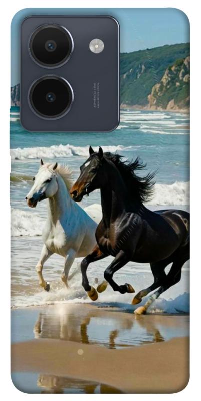 Чехол itsPrint Beach Horses для Vivo Y36, животные, купить оптом с доставкой