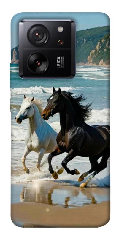 Чехол itsPrint Beach Horses для Xiaomi 13T, животные, купить оптом с доставкой