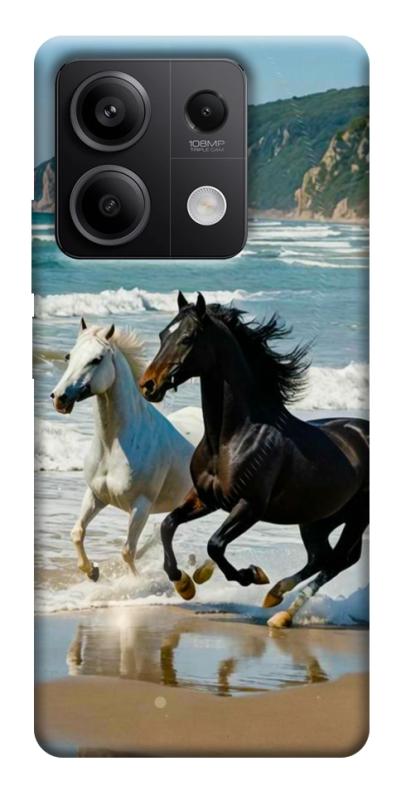 Чехол itsPrint Beach Horses для Xiaomi Redmi Note 13 5G, животные, купить оптом с доставкой