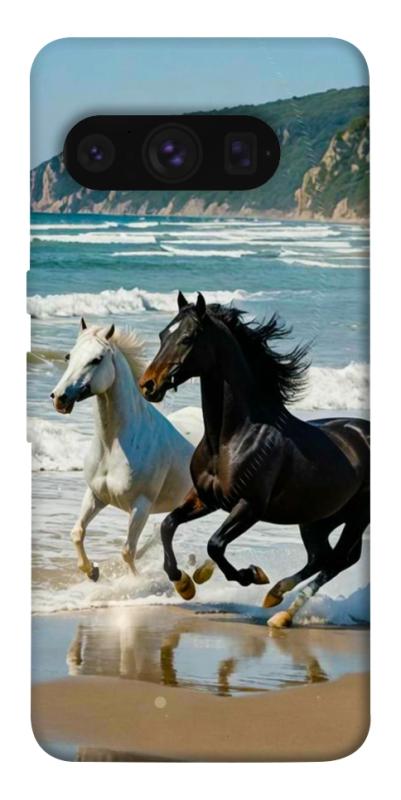 Чехол itsPrint Beach Horses для Google Pixel 8 Pro, животные, купить оптом с доставкой