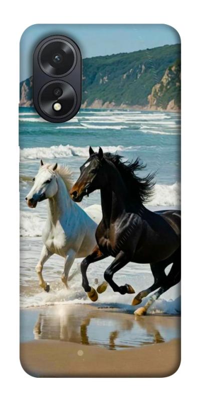Чехол itsPrint Beach Horses для Oppo A38, животные, купить оптом с доставкой