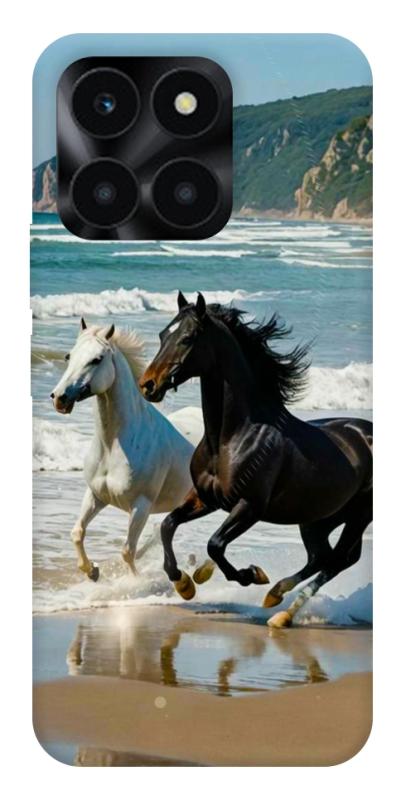 Чехол itsPrint Beach Horses для Huawei Honor X6a, животные, купить оптом с доставкой