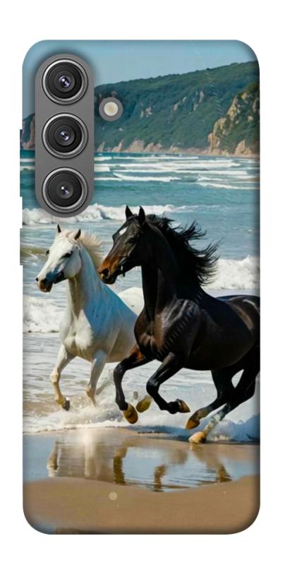 Чехол itsPrint Beach Horses для Samsung Galaxy S24+, животные, купить оптом с доставкой
