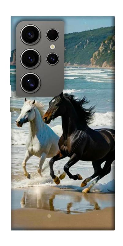 Чехол itsPrint Beach Horses для Samsung Galaxy S24 Ultra, животные, купить оптом с доставкой