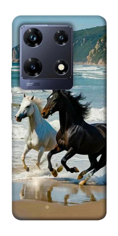 Чехол itsPrint Beach Horses для Infinix Note 30 Pro, животные, купить оптом с доставкой