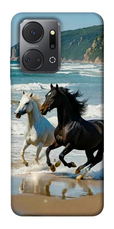 Чехол itsPrint Beach Horses для Huawei Honor X7a, животные, купить оптом с доставкой