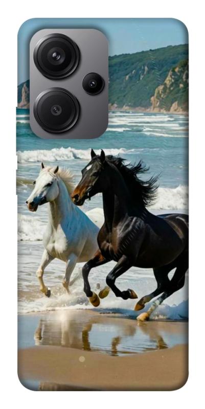 Чехол itsPrint Beach Horses для Xiaomi Redmi Note 13 Pro+, животные, купить оптом с доставкой