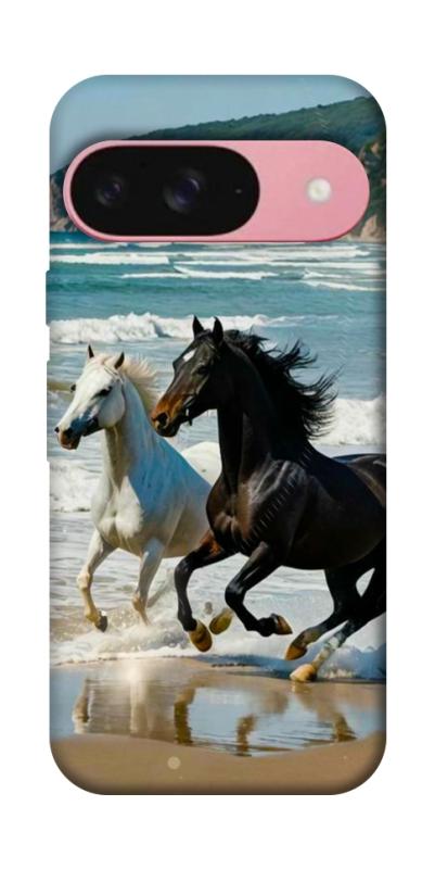 Чехол itsPrint Beach Horses для Google Pixel 9, животные, купить оптом с доставкой