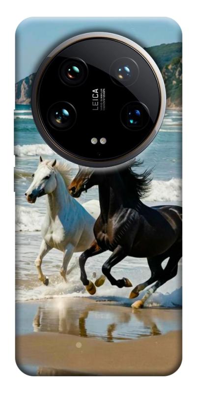 Чехол itsPrint Beach Horses для Xiaomi 14 Ultra, животные, купить оптом с доставкой