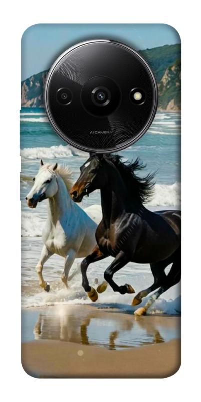 Чехол itsPrint Beach Horses для Xiaomi Redmi A3, животные, купить оптом с доставкой