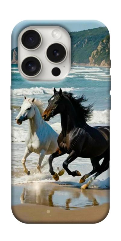 Чехол itsPrint Beach Horses для Apple iPhone 16 Pro Max (6.9"), животные, купить оптом с доставкой