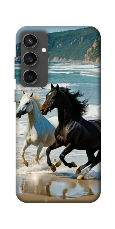 Чехол itsPrint Beach Horses для Samsung Galaxy S24 FE, животные, купить оптом с доставкой