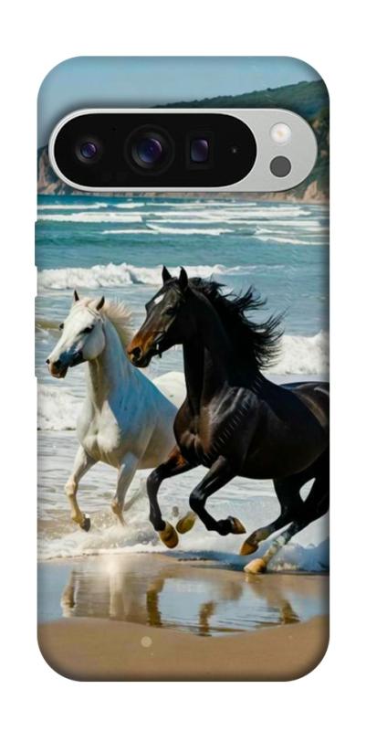Чехол itsPrint Beach Horses для Google Pixel 9 Pro XL, животные, купить оптом с доставкой