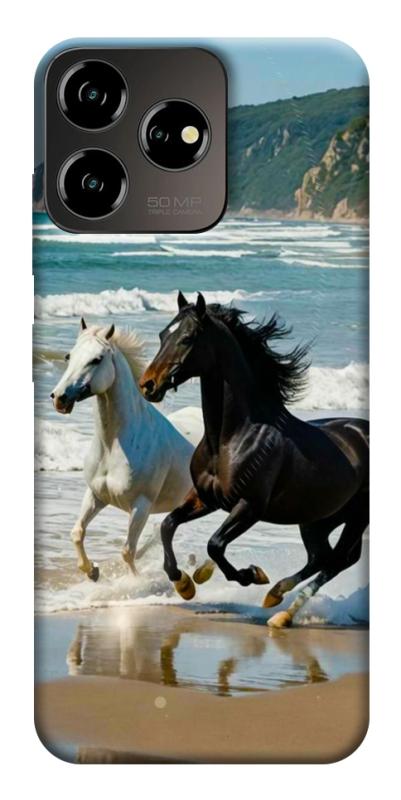 Чохол itsPrint Beach Horses для ZTE Blade V50 Desing 4G, тварини, купити оптом з доставкою