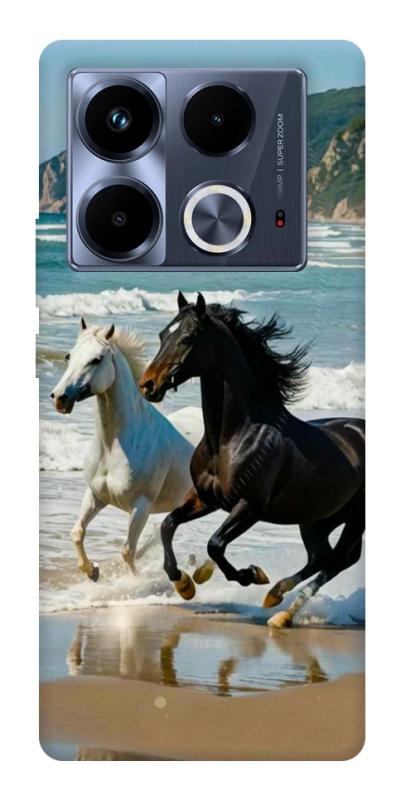 Чехол itsPrint Beach Horses для Infinix Note 40 4G, животные, купить оптом с доставкой