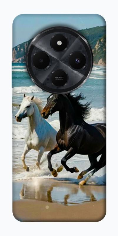 Чехол itsPrint Beach Horses для Xiaomi Redmi 14C / Poco C75, животные, купить оптом с доставкой