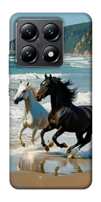 Чехол itsPrint Beach Horses для Xiaomi 14T, животные, купить оптом с доставкой