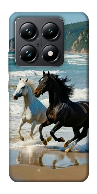 Чехол itsPrint Beach Horses для Xiaomi 14T Pro, животные, купить оптом с доставкой