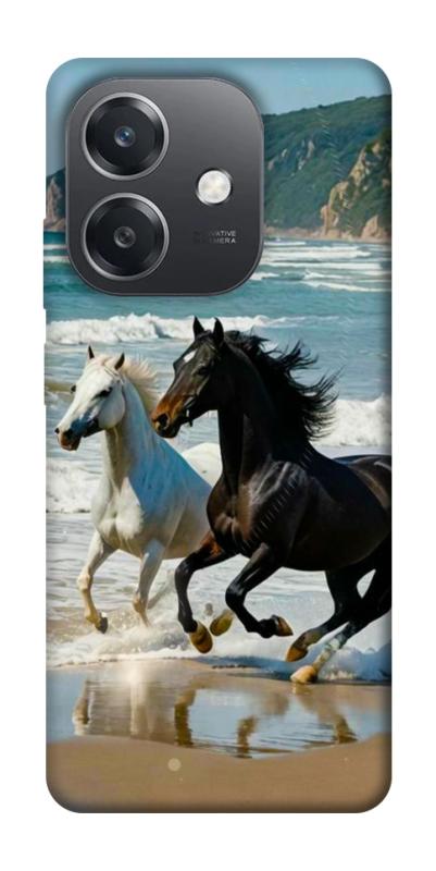 Чехол itsPrint Beach Horses для Oppo A3 4G, животные, купить оптом с доставкой