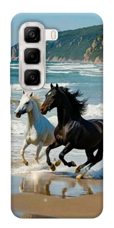 Чехол itsPrint Beach Horses для Infinix Hot 50 4G, животные, купить оптом с доставкой