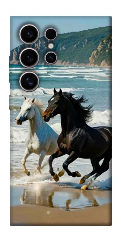 Чехол itsPrint Beach Horses для Samsung Galaxy S25 Ultra, животные, купить оптом с доставкой