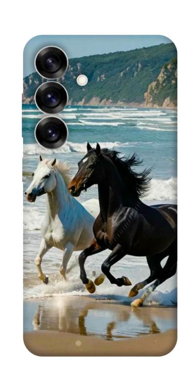 Чехол itsPrint Beach Horses для Samsung Galaxy S25+, животные, купить оптом с доставкой