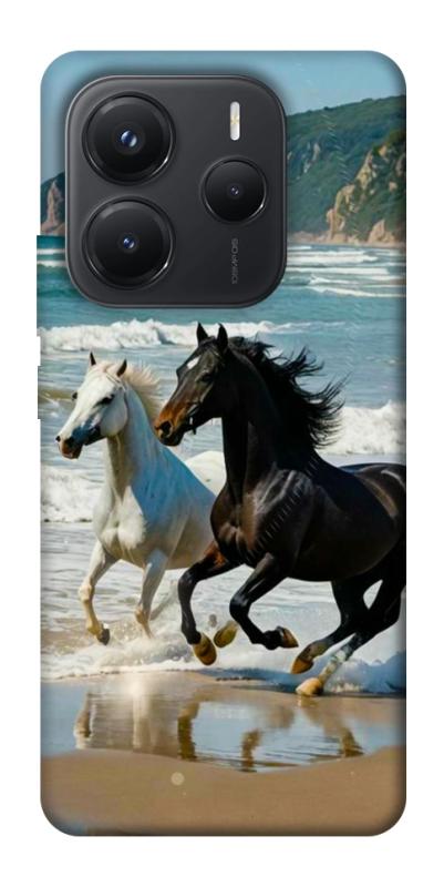 Чехол itsPrint Beach Horses для Xiaomi Redmi Note 14 5G, животные, купить оптом с доставкой