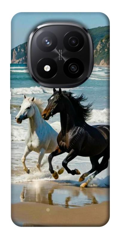 Чехол itsPrint Beach Horses для Xiaomi Redmi Note 14 Pro+ 5G, животные, купить оптом с доставкой